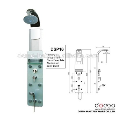 Domo Bathroom Multi Function Aluminum Shower Panel