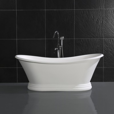 PURE acrylic  solid surface  rectangular  Freestanding Bathtub