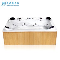 TNS best price wholesales deep acrylic long bathtub rectangular