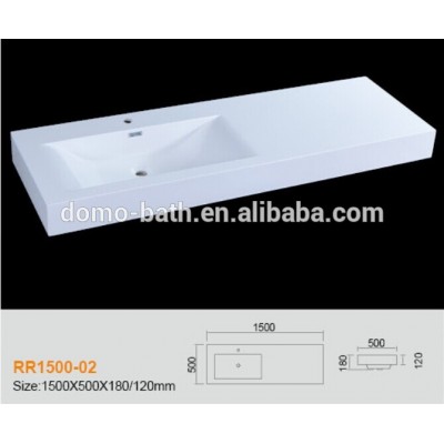 DOMO ce certificate clear color resin basin